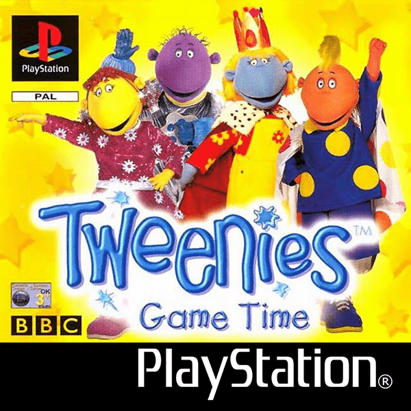 Tweenies Game Time box art for Playstation
